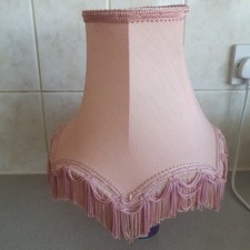 Paralume vintage rosa scuro