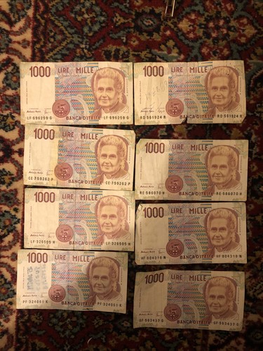 Banconota mille 1000 lire - 1000,