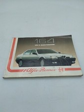 Libretto Uso Manutenzione Auto Epoca Alfa Romeo 164 Accessori Motore Ricambi