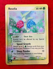 Lotti Carte Pokemon Roselia 9/97 Ex Draghi Reverse Rarissima