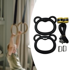 Anelli da ginnastica Anelli per trazioni Cinghie regolabili Fibbie Anelli da