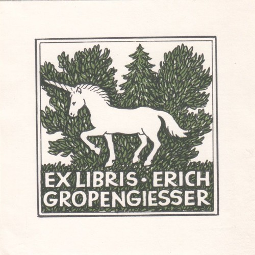 Exlibris etichetta libro - exlibris,