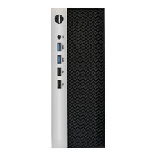 -Custodia Computer ITX,Custodia HTPC con Supporto USB a 4 Scomparti, Rete 1U2494