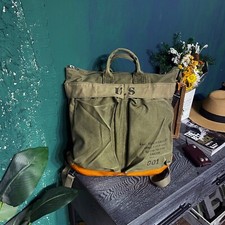 Zaino a mano in tela cerata e