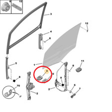 FRONT WINDOW REGULATOR KNOB