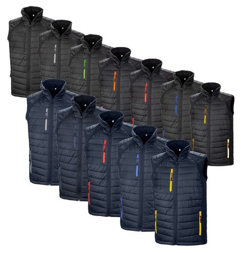 Gilet smanicato imbottito con