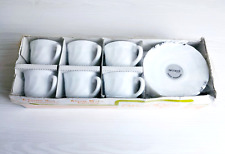 Set Tazzine ARCOPAL 6 pz per caffè espresso vintage 6 tazzine + 6 piattini NUOVI