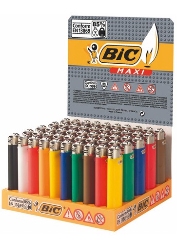 Accendini bic grandi - 50,