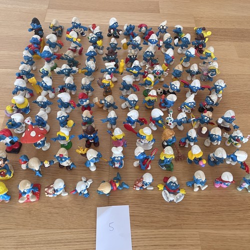 Lotto 100 puffi - puffi, schleich