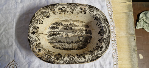 Vecchio piatto antico maiolica - vecchio,