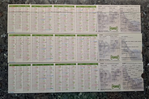 Calendarietti birra forst 2005 - calendarietti,