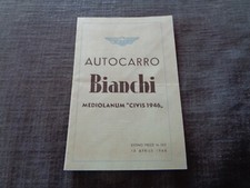 1946 EDOARDO BIANCHI AUTOCARRO