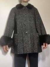 Giacca 100% Lana con bordo