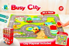 KiddyGO  Tappeto Citta' con 3