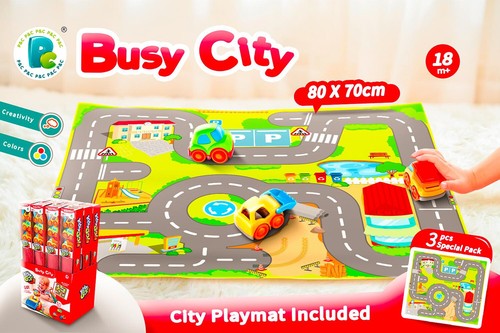 Kiddygo tappeto citta con 3 - kiddygo, citta'