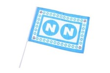 Bandiera Del Napoli Con Asta