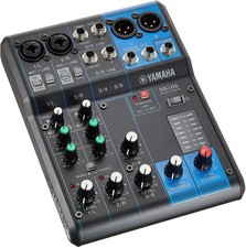 YAMAHA MG06 MIXER 6 CANALI CON ALIMENTAZIONE PHANTOM live karaoke band pub disco