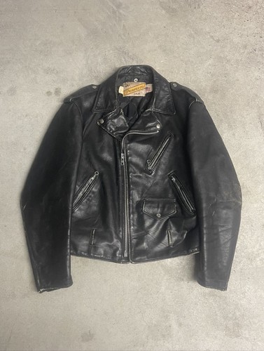 70s schott perfecto leather - 70s,