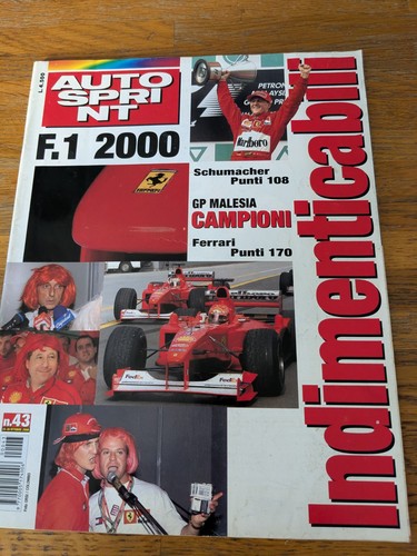 Autosprint ottobre 2000 - autosprint, 2000.