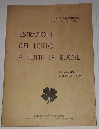 Estrazioni del lotto dal 1900