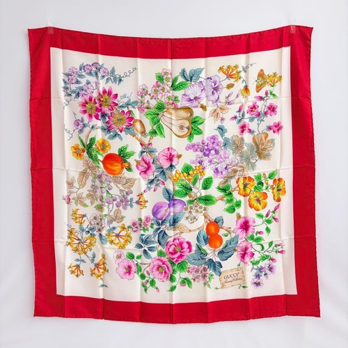 Gucci sciarpa seta - seta, flora