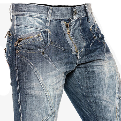 Jeans uomo cipo baxx silver - jeans,