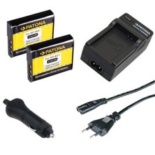 2x Batteria Patona NP-BG1 +