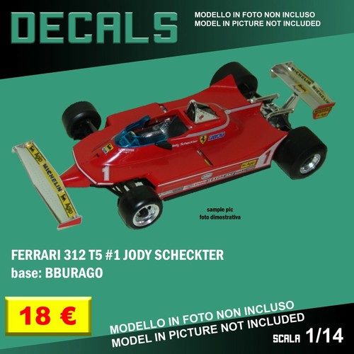 Decals repro ferrari 312 1 - 312, #1