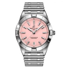 Nuovo orologio da donna Breitling Chronomat 32 mm quadrante rosa A77310101K1A1
