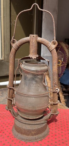 Antica lanterna petrolio - antica, a
