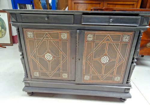 Credenza ebanizzata - , e