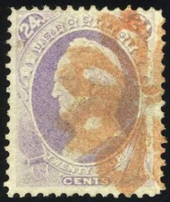 US # 153  24¢ Scott, Fine