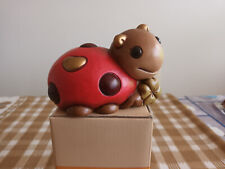 Coccinella piccola con quadrifoglio Thun cm 8 - con scatola e certif.