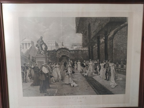 1899 litografía goupil - litografía,