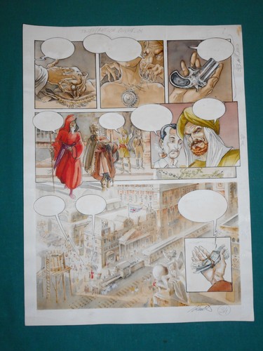 Sergio tisselli original comic - original,