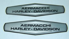 ADESIVI  LOGO SERBATOIO AERMACCHI HARLEY DAVIDSON GTS 350 Dal 1969 al 1974 AD...