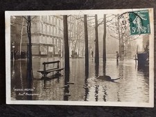 75 PARIS INONDE 1910 BOULEVARD HAUSSMANN - 122133