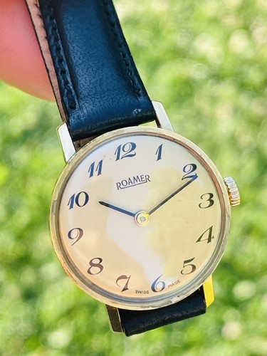 Orologio vintage roamer oro - vintage, pl