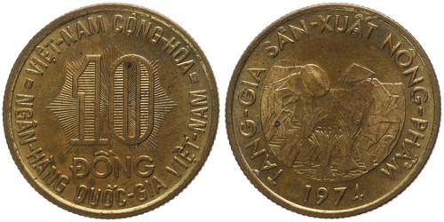 Vietnam dong 1974 v - dong,