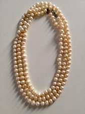 Due collane vintage perle di