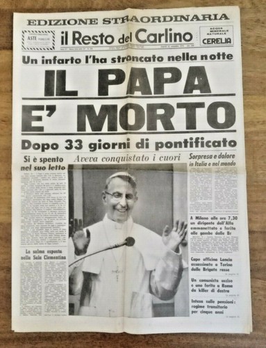 Morte papa luciani - morte, giovanni