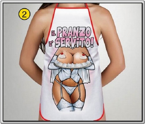 Grembiule scherzoso pranzo - grembiule,