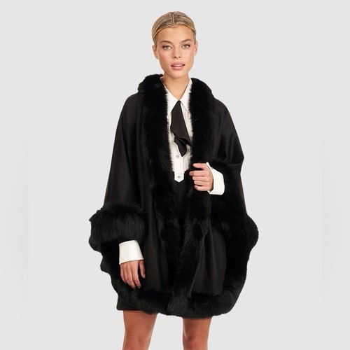 Gorski capelet cashmere bordo - capelet,