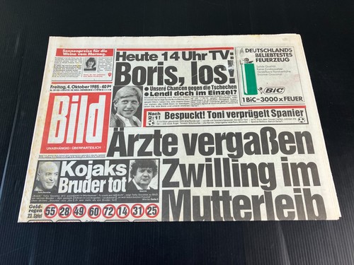 Quadro giornale del 1985 - del, 4.10.1985