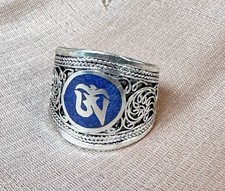 Tibetano Argento Anello Con