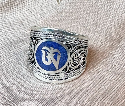 Tibetano argento anello con - tibetano,