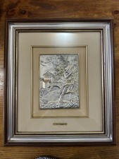 Quadro a Sbalzo In Argento 925 E Oro 24 K-C. Oriani.Ed. Limitata Con Certificato