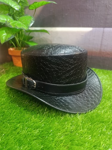 Cappello top nero pelle di - top,