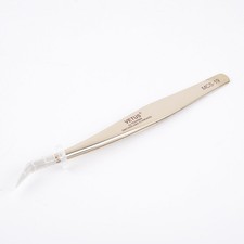 Pinzetta ciglia oro champagne