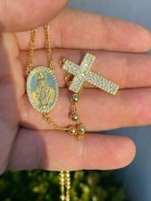 Rosario Bañado En Oro 14k